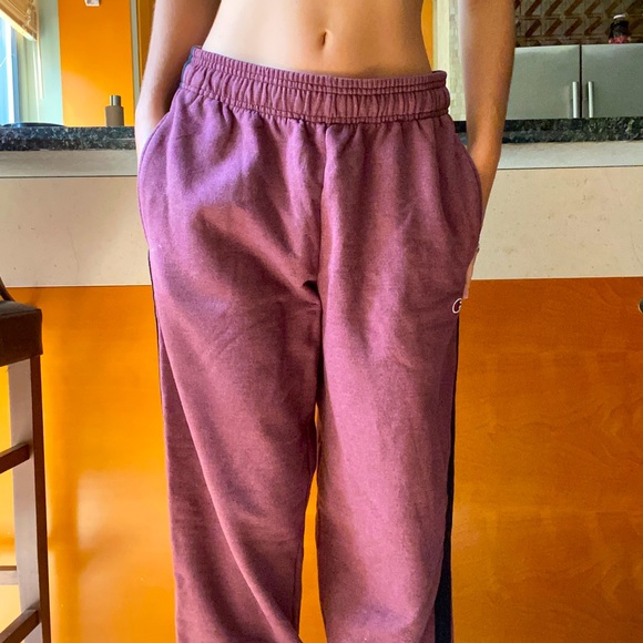 Champion Maroon Thick sweatpants - Picture 1 of 6